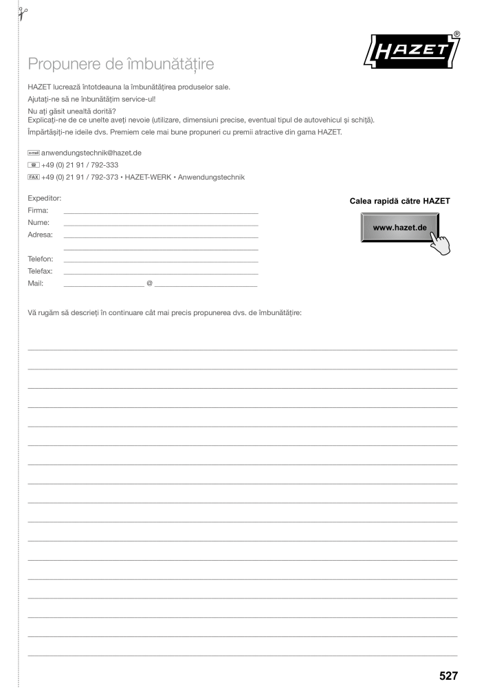 Catalogul principal HAZET NR.: 2512 - Pagina 527