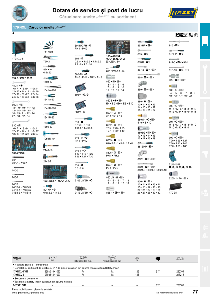 Catalogul principal HAZET NR.: 2512 - Strona 79