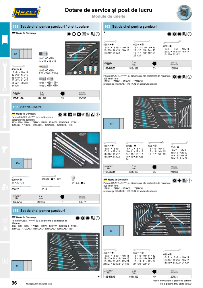 Catalogul principal HAZET Č. 2512 - Strana 98