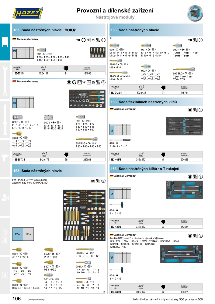 Hlavní katalog HAZET NR.: 2516 - Seite 106