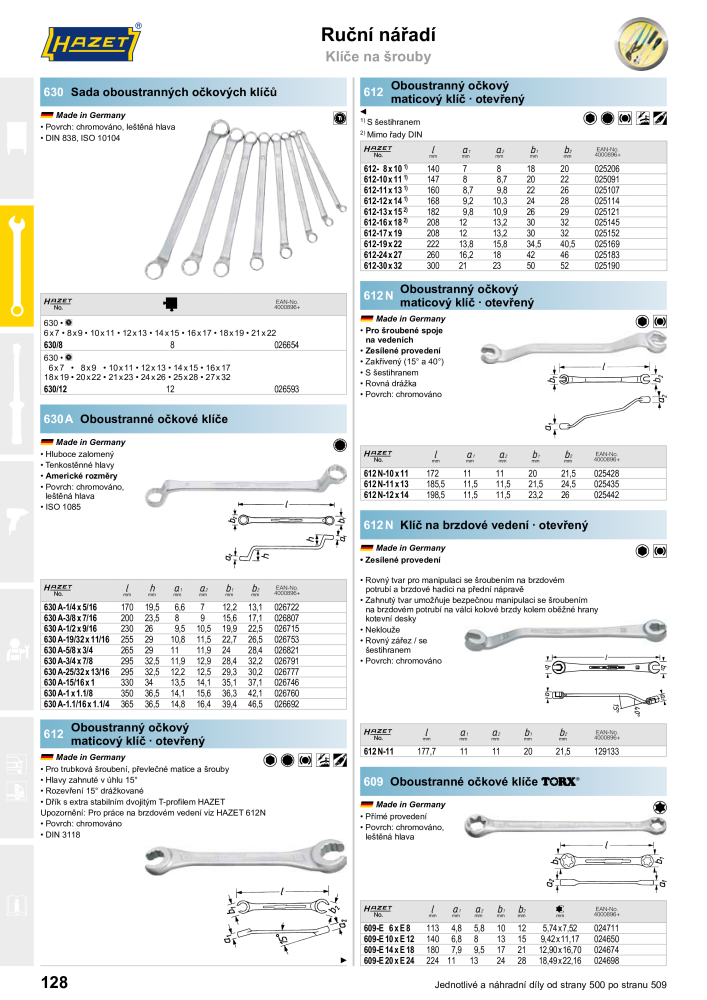 Hlavní katalog HAZET Nº: 2516 - Página 130