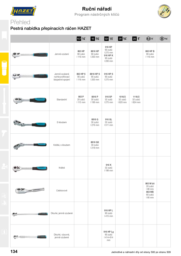 Hlavní katalog HAZET Č. 2516 - Strana 136