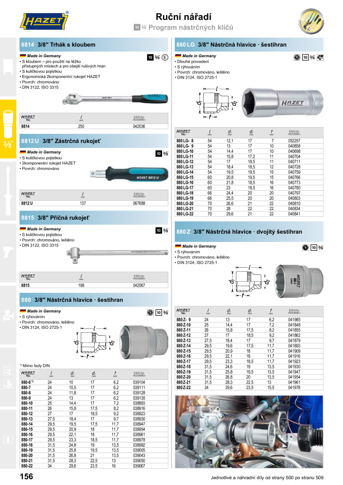 Hlavní katalog HAZET Nº: 2516 - Página 156
