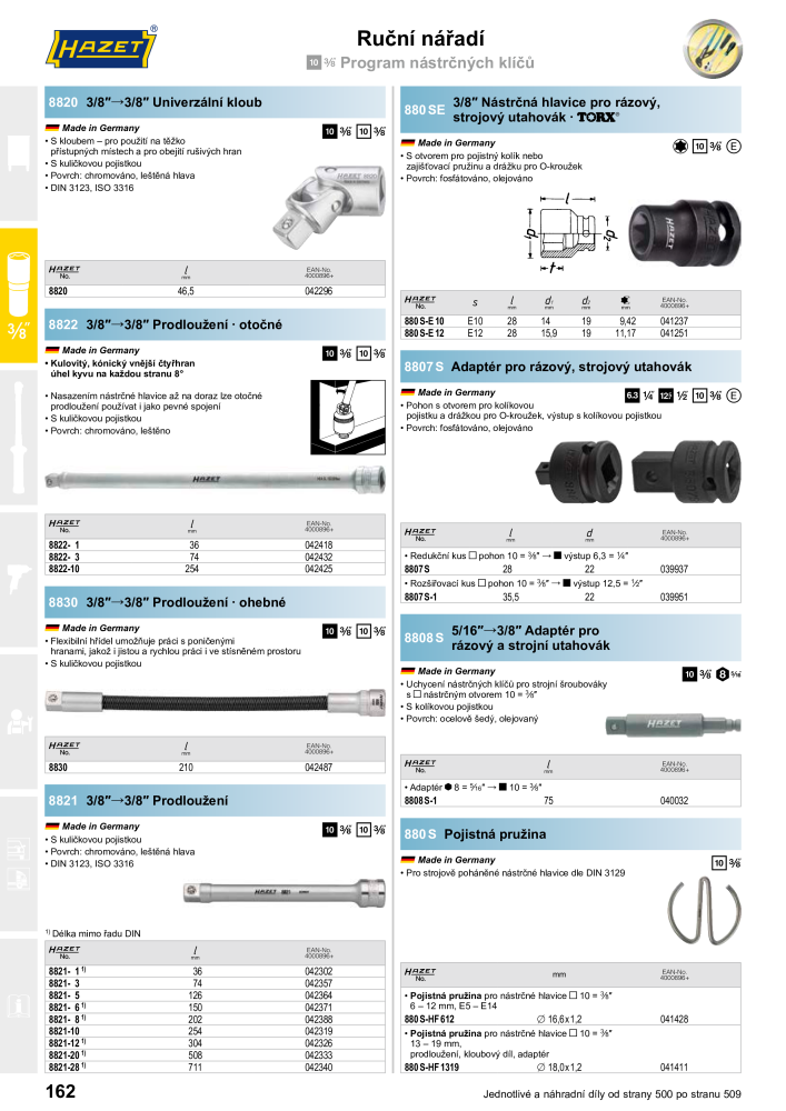 Hlavní katalog HAZET Č. 2516 - Strana 162