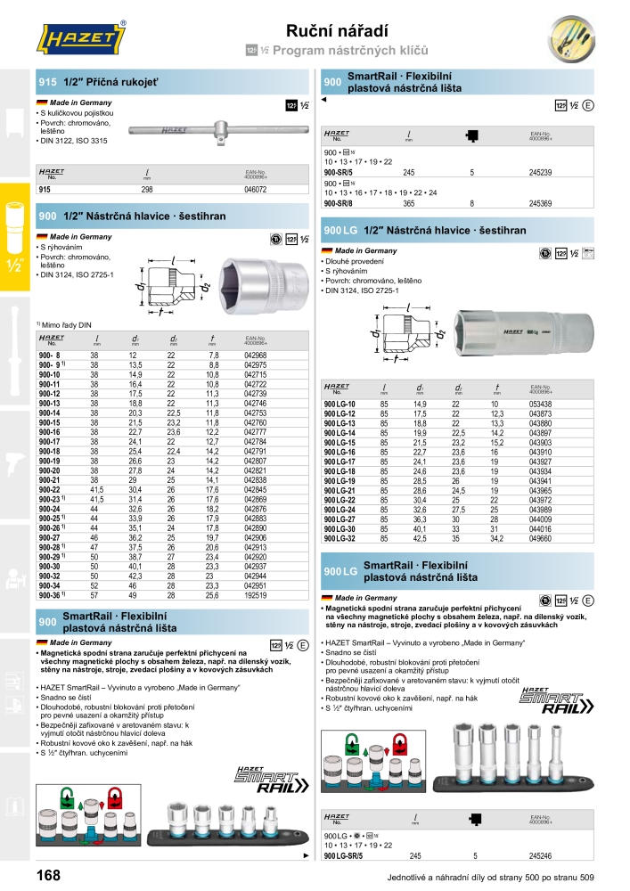 Hlavní katalog HAZET Nº: 2516 - Página 168