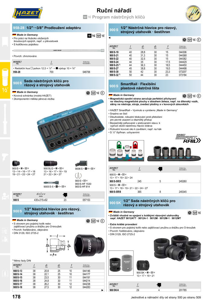 Hlavní katalog HAZET NR.: 2516 - Seite 180