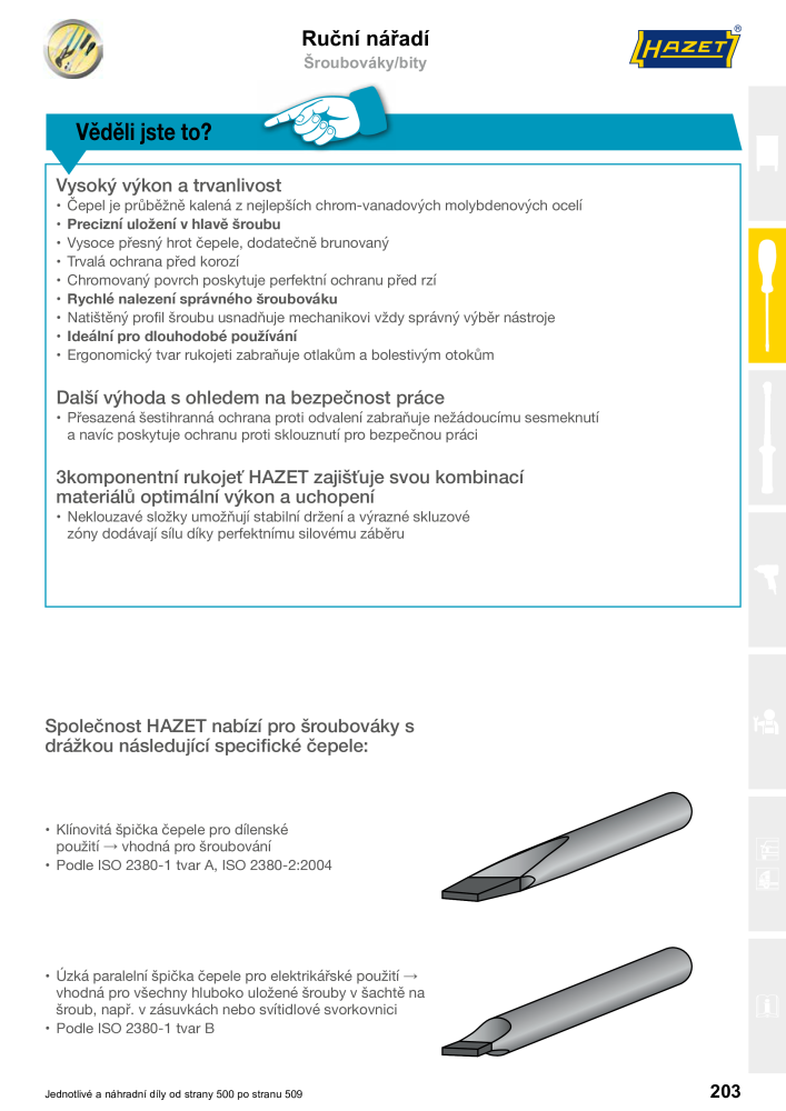 Hlavní katalog HAZET NR.: 2516 - Pagina 205