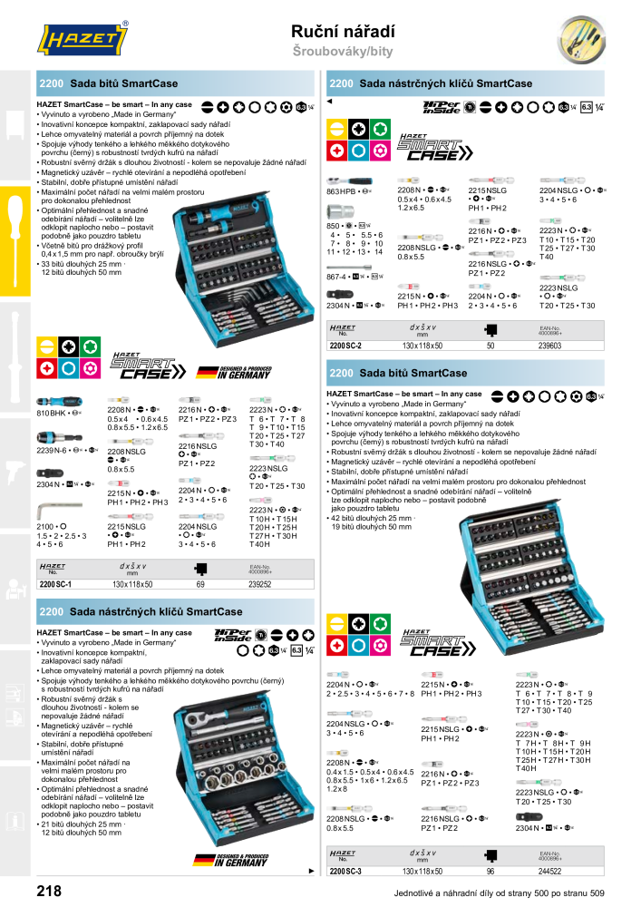 Hlavní katalog HAZET NR.: 2516 - Pagina 220