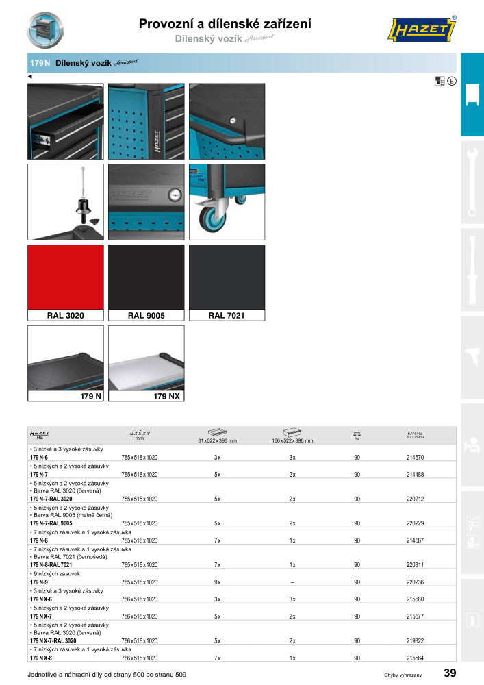 Hlavní katalog HAZET NR.: 2516 - Strona 39
