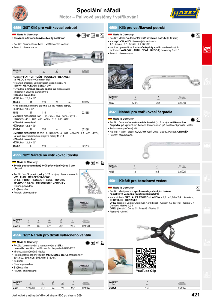 Hlavní katalog HAZET NR.: 2516 - Pagina 421