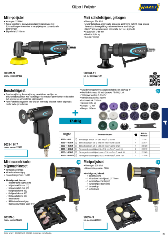 HAZET Mini-polijstmachine 9033M-9