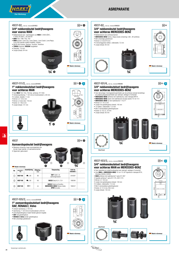 HAZET speciale vrachtwagens en bedrijfswagens NR.: 2530 - Strona 24