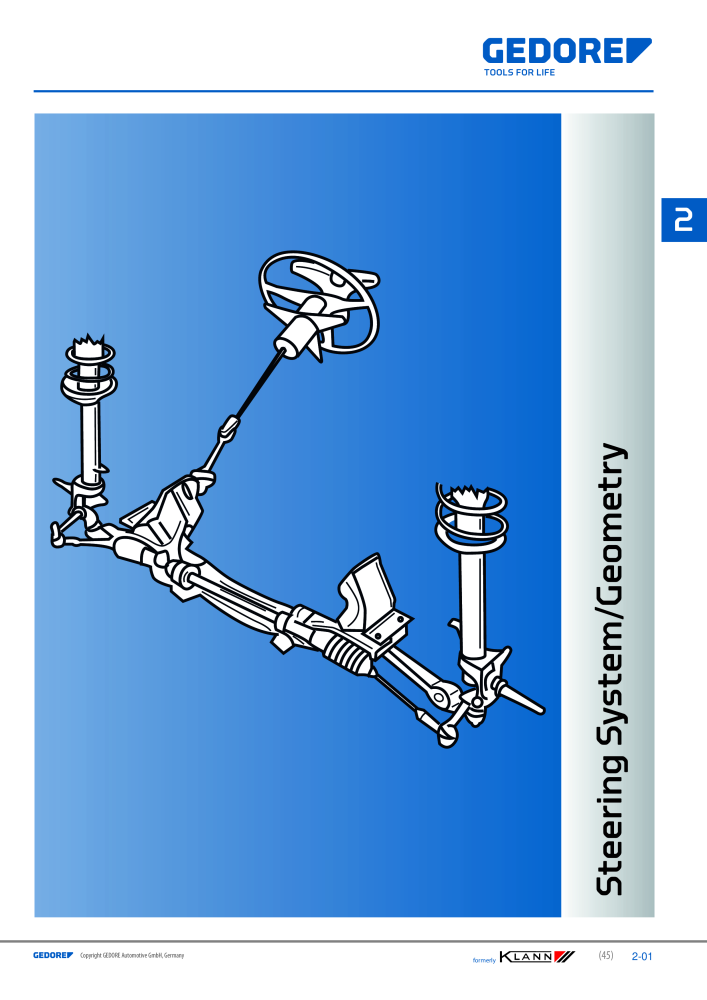 GEDORE Automotive KLANN Steering System/ Geometry NO.: 2546