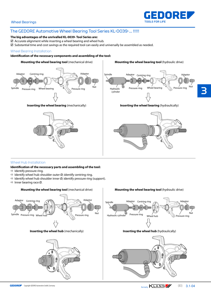 GEDORE Automotive KLANN Axle Repairs NEJ.: 2547 - Sida 7