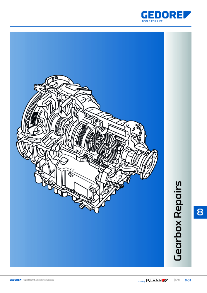 GEDORE Automotive KLANN Gearbox Repairs Č. 2552