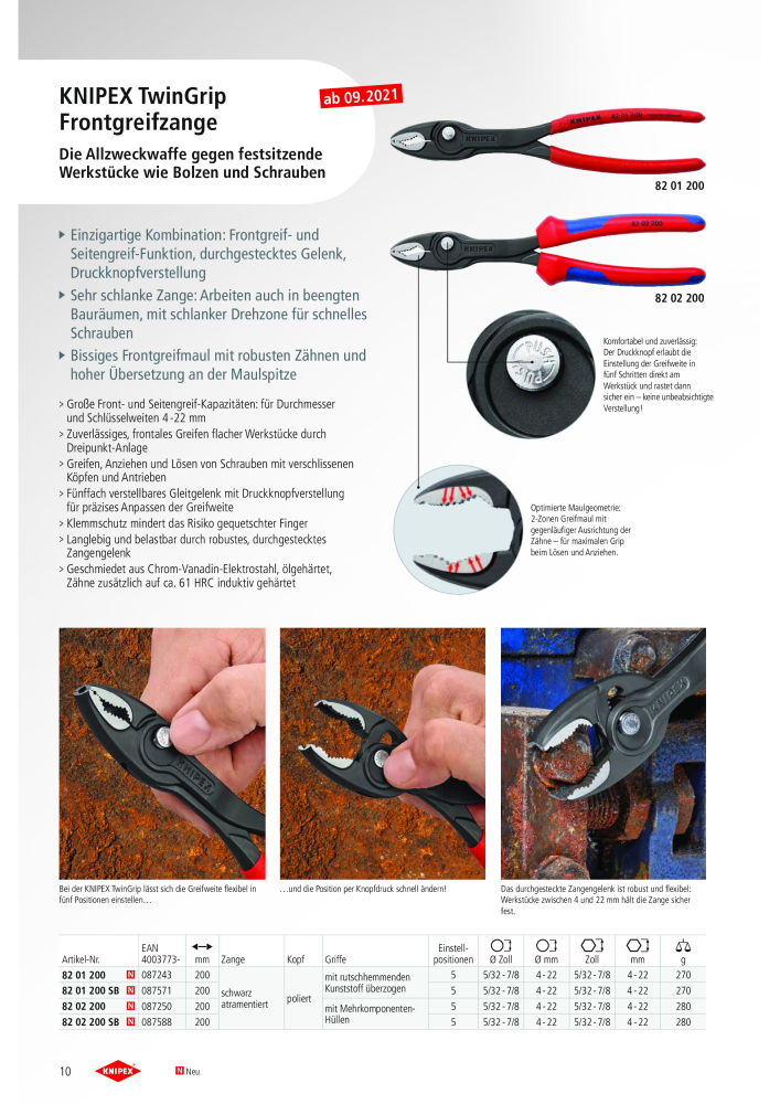 KNIPEX Neuheiten 2021 NR.: 2575 - Side 10