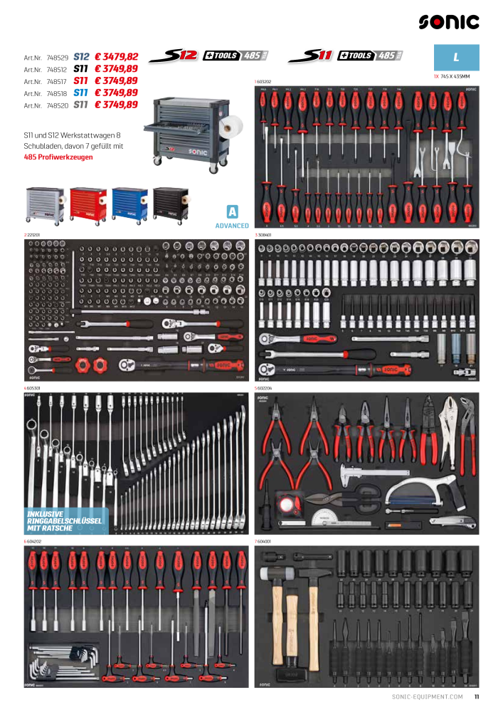 Sonic Equipment LKW Katalog NR.: 2581 - Seite 11