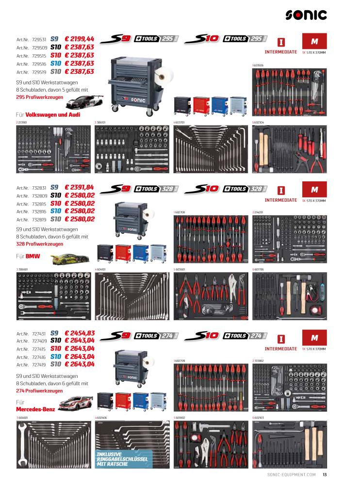 Sonic Equipment LKW Katalog NR.: 2581 - Seite 13