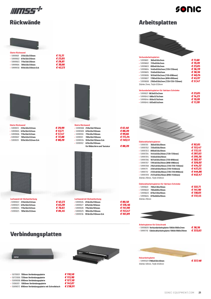 Sonic Equipment LKW Katalog NR.: 2581 - Seite 21