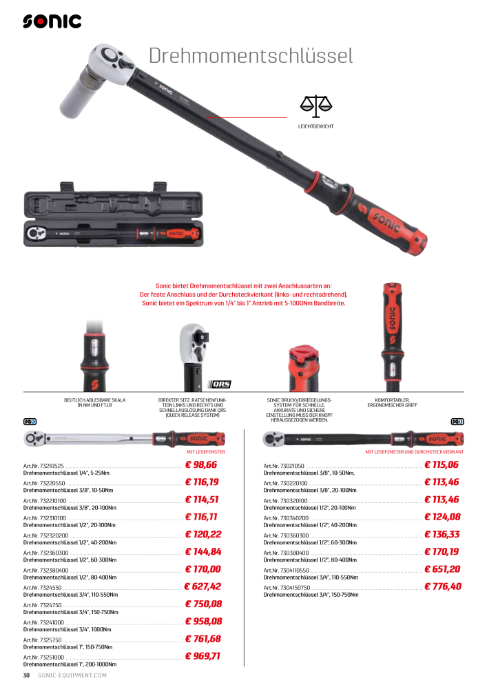 Sonic Equipment LKW Katalog NR.: 2581 - Seite 30