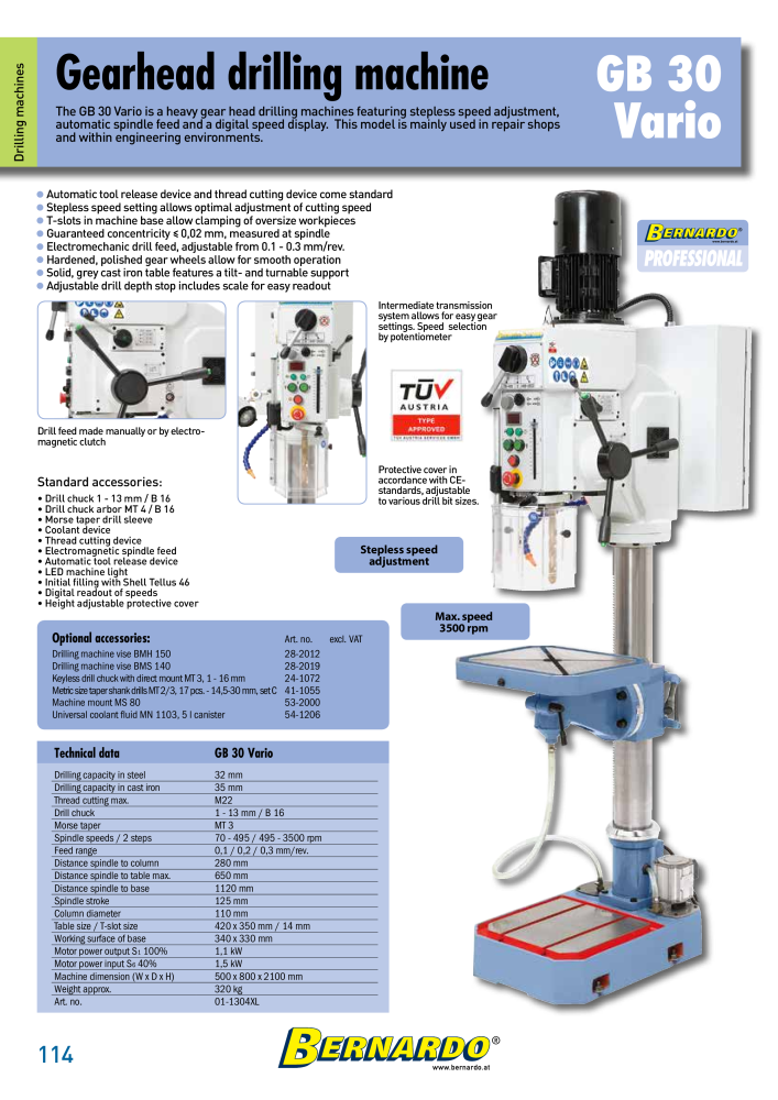 Bernardo general catalog metal n.: 2582 - Pagina 116