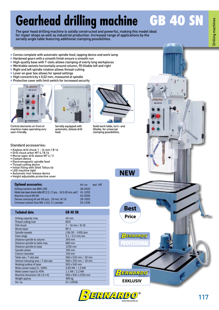 Bernardo general catalog metal NEJ.: 2582 - Sida 119