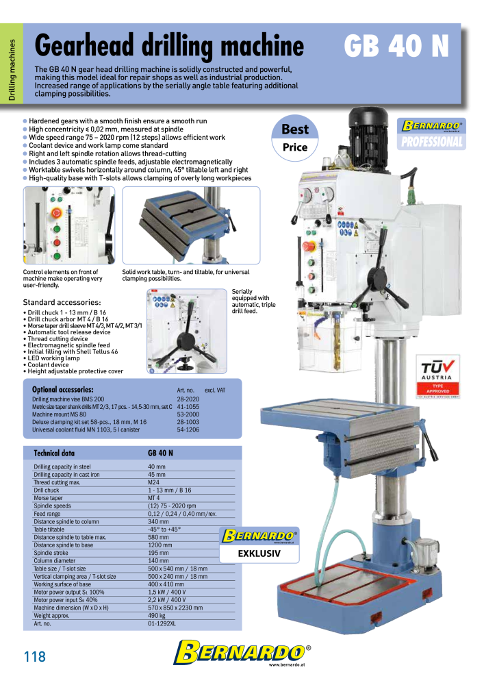 Bernardo general catalog metal n.: 2582 - Pagina 120