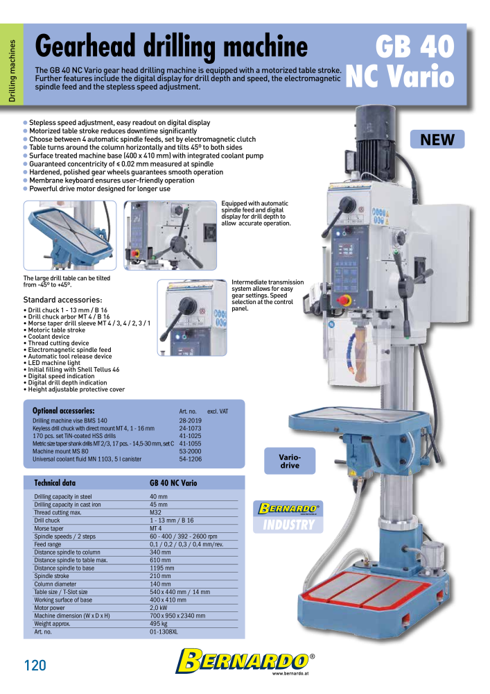 Bernardo general catalog metal NEJ.: 2582 - Sida 122