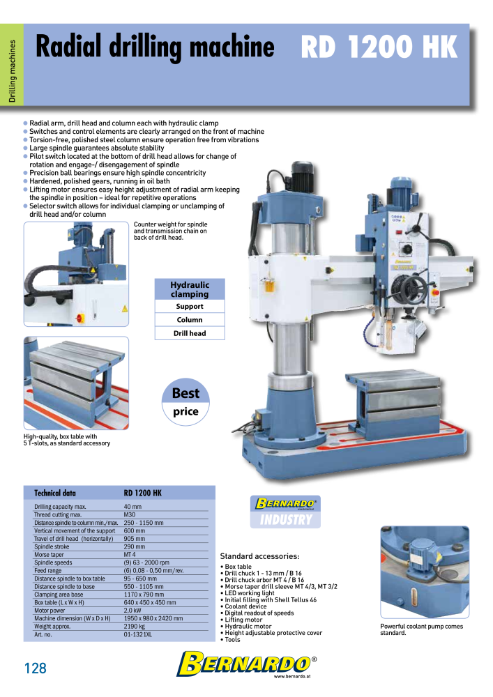 Bernardo general catalog metal Nº: 2582 - Página 130