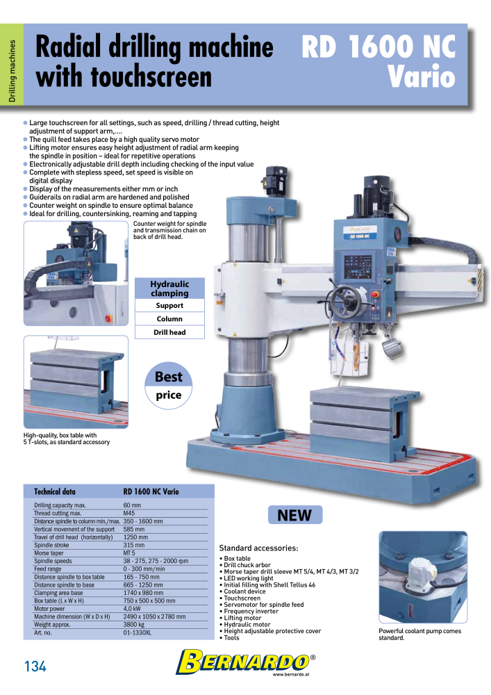 Bernardo general catalog metal NR.: 2582 - Seite 136