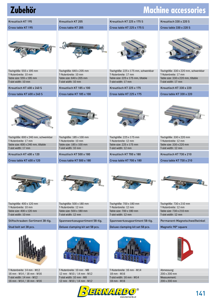 Bernardo general catalog metal NR.: 2582 - Seite 143