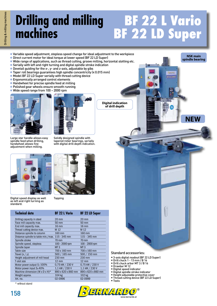 Bernardo general catalog metal n.: 2582 - Pagina 160