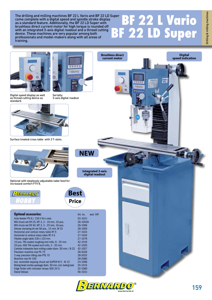 Bernardo general catalog metal NR.: 2582 - Seite 161