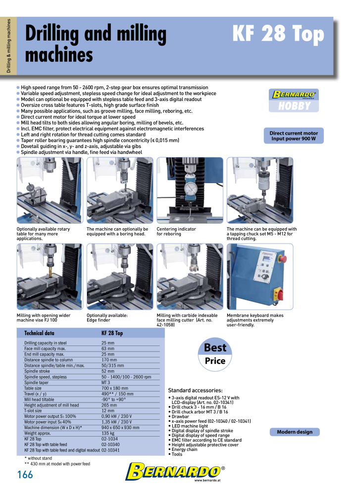 Bernardo general catalog metal NR.: 2582 - Seite 168