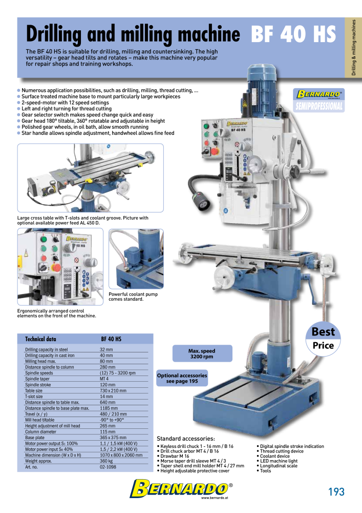 Bernardo general catalog metal NR.: 2582 - Pagina 195