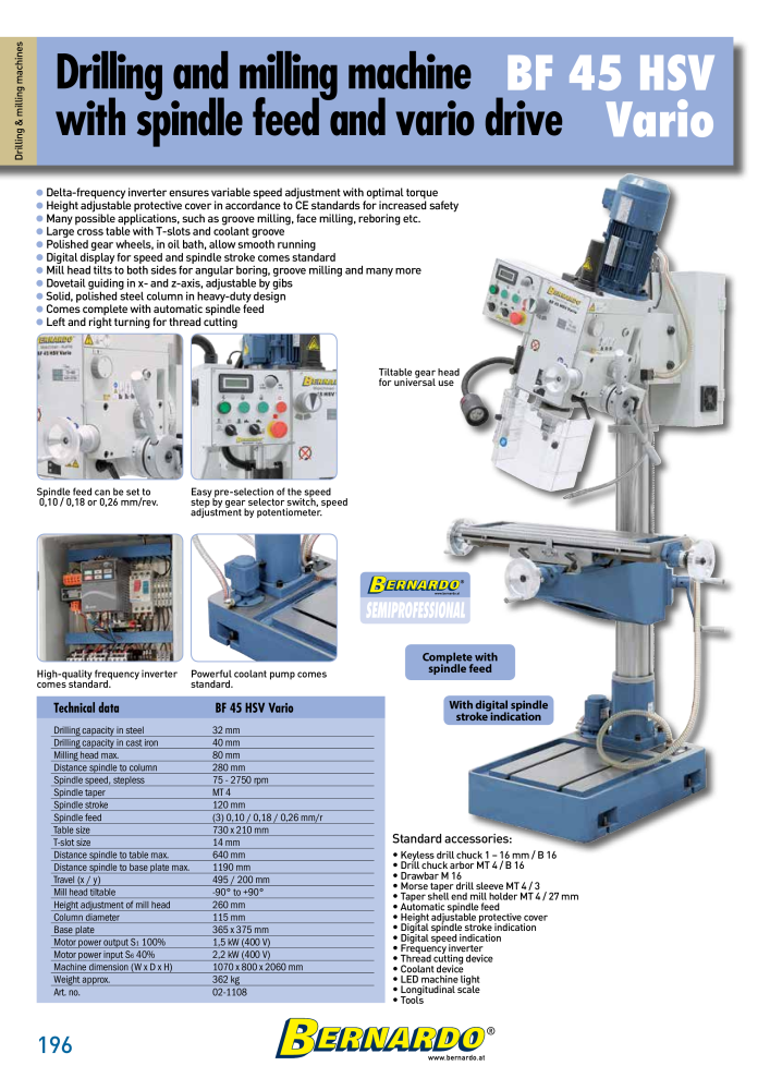 Bernardo general catalog metal NO.: 2582 - Page 198