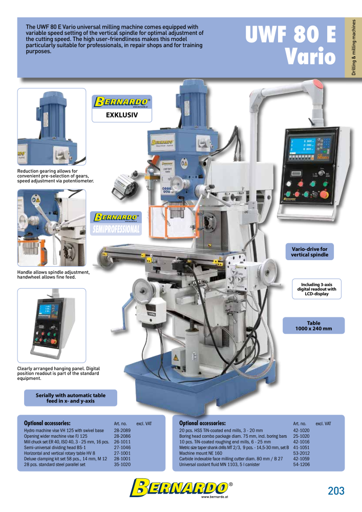 Bernardo general catalog metal NO.: 2582 - Page 205