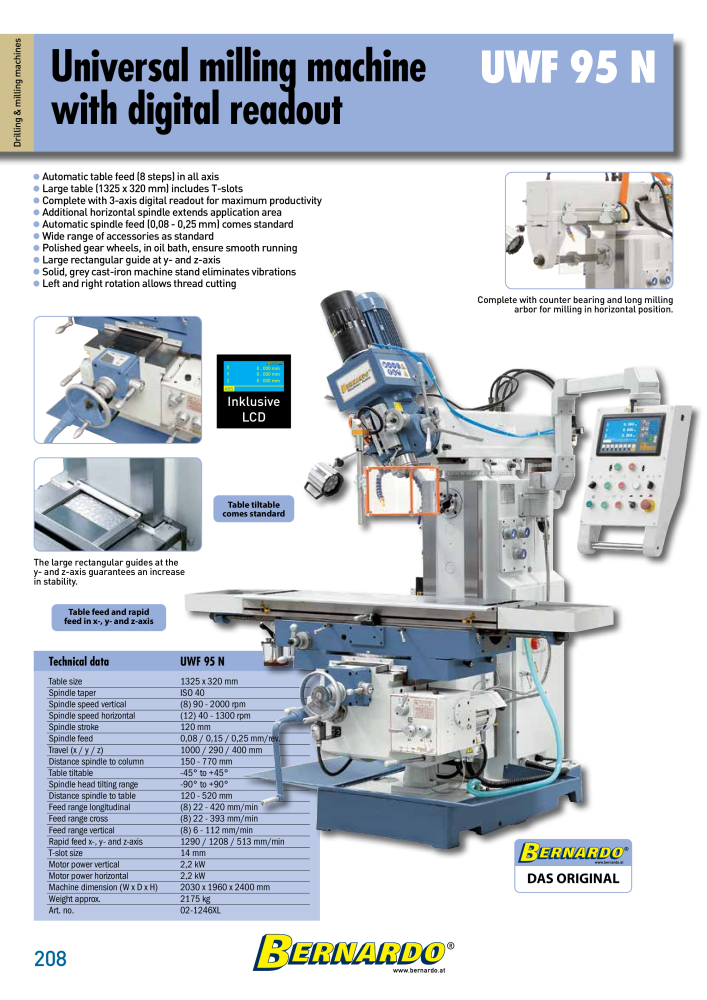 Bernardo general catalog metal NR.: 2582 - Strona 210