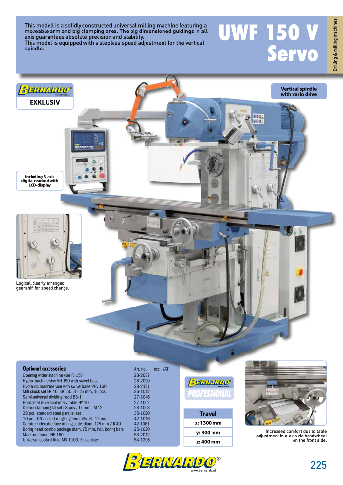 Bernardo general catalog metal NR.: 2582 - Seite 227