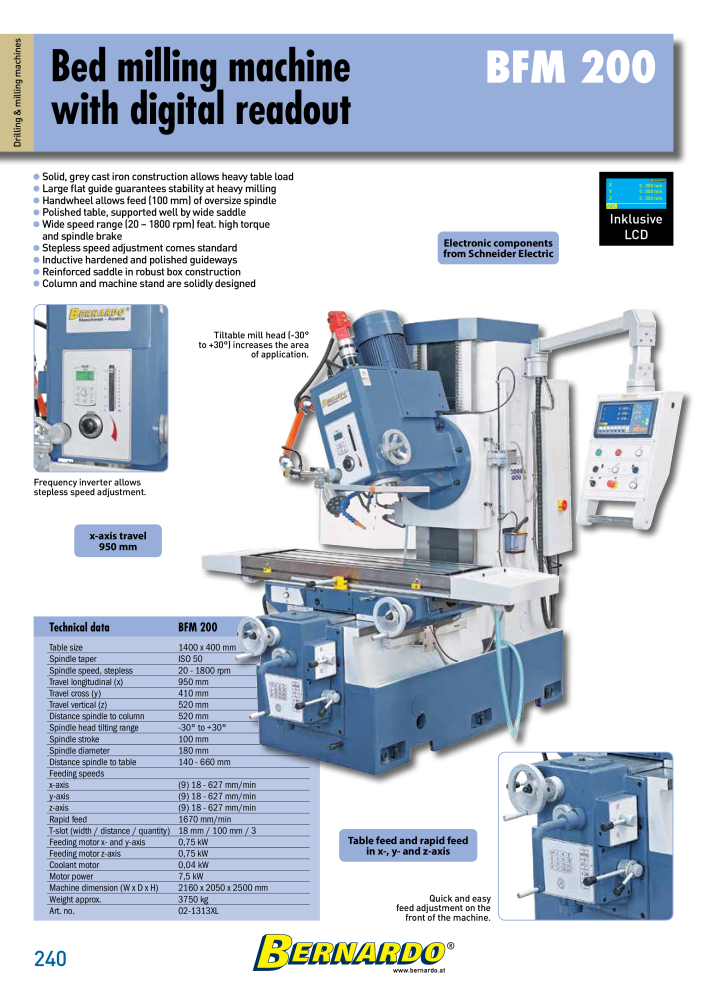 Bernardo general catalog metal NR.: 2582 - Seite 242