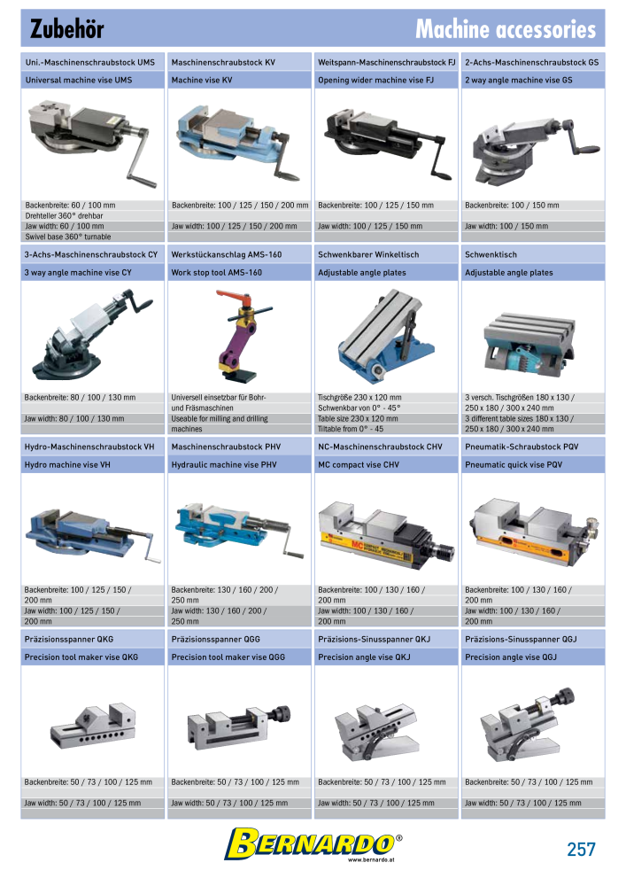 Bernardo general catalog metal NR.: 2582 - Seite 259