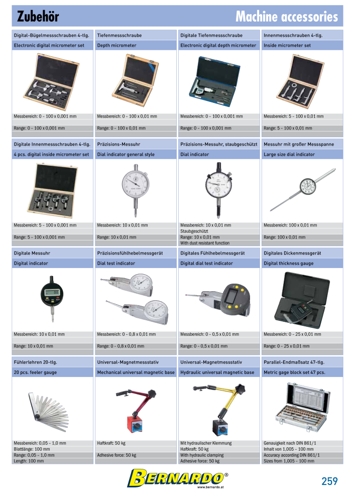 Bernardo general catalog metal NO.: 2582 - Page 261