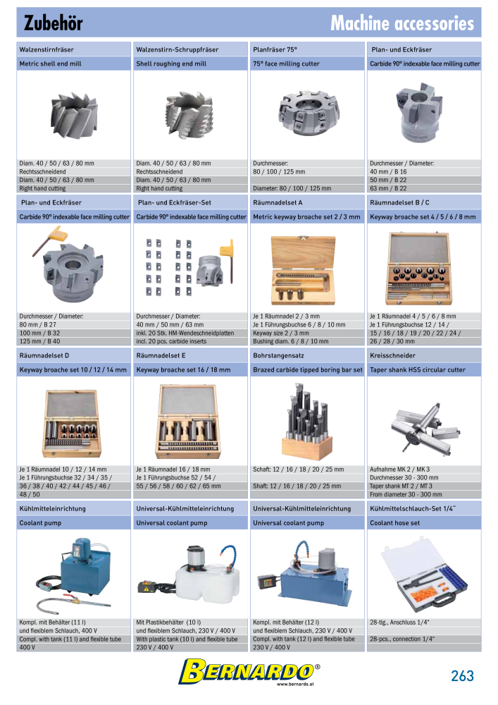 Bernardo general catalog metal NR.: 2582 - Seite 265