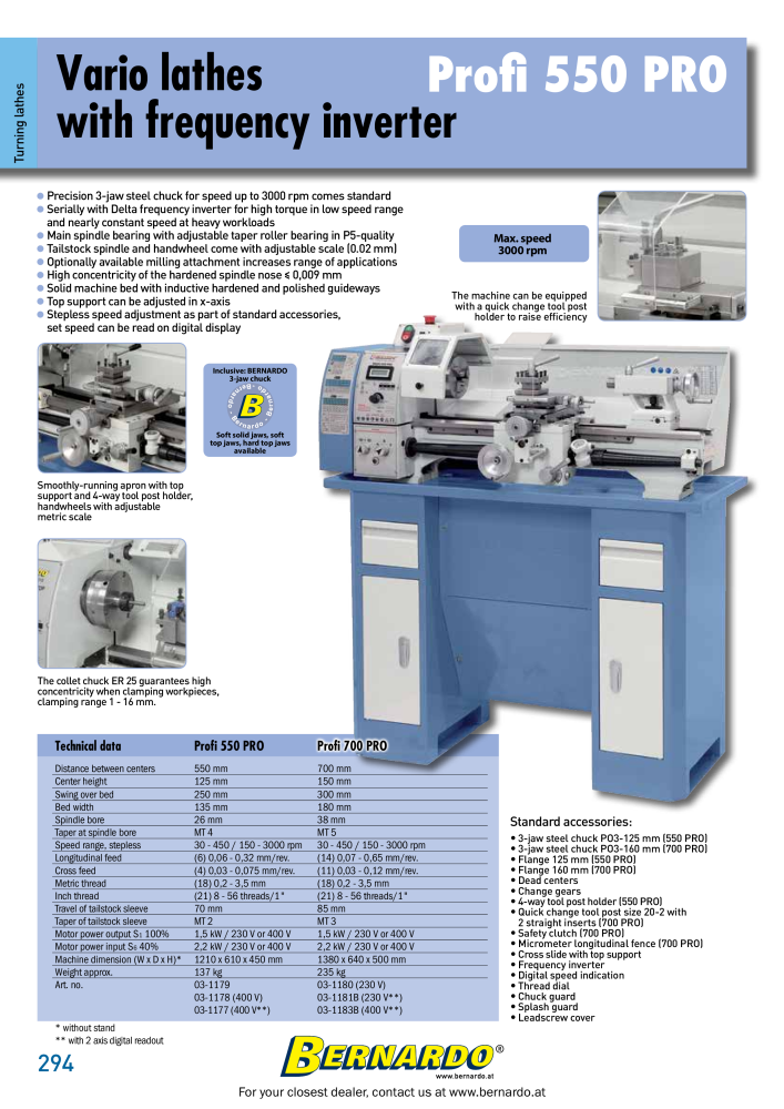 Bernardo general catalog metal NO.: 2582 - Page 296