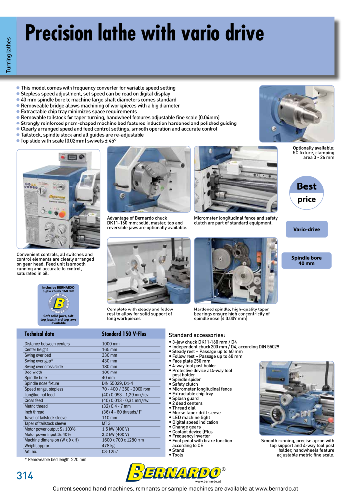 Bernardo general catalog metal NEJ.: 2582 - Sida 316