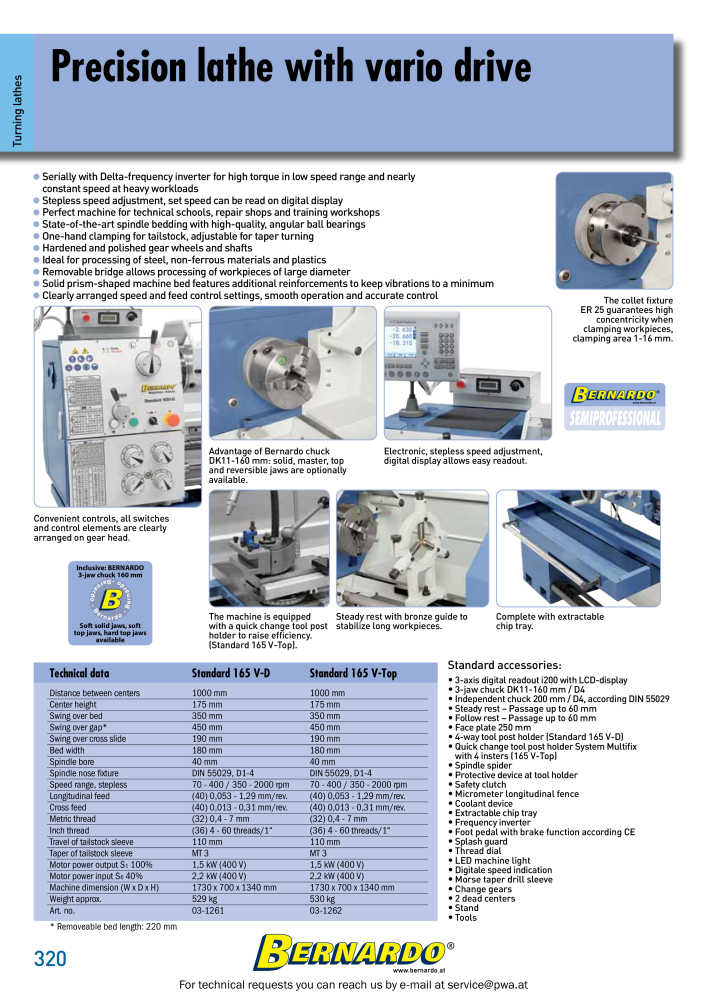 Bernardo general catalog metal NR.: 2582 - Seite 322