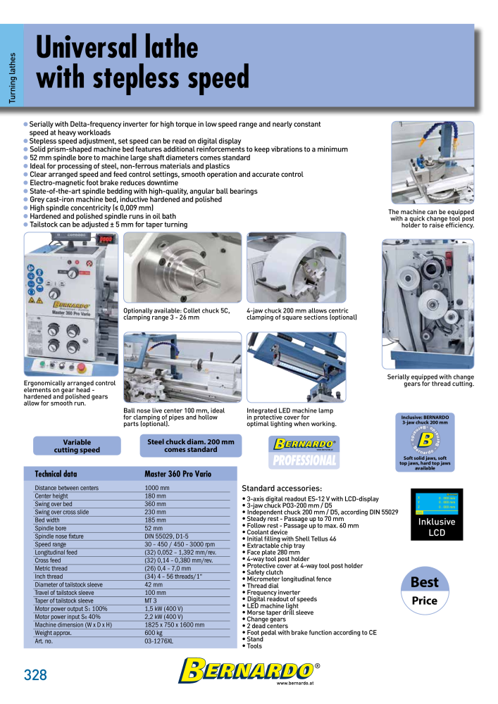 Bernardo general catalog metal NR.: 2582 - Seite 330