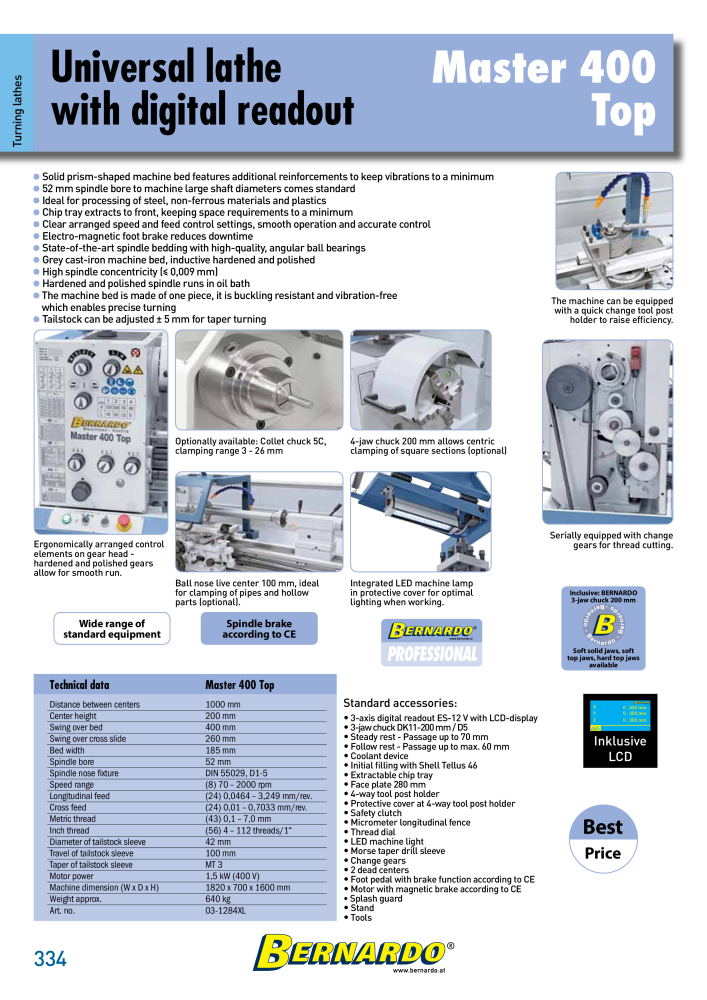 Bernardo general catalog metal NR.: 2582 - Pagina 336