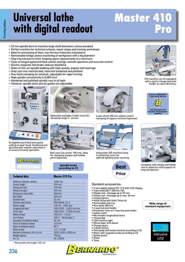 Bernardo general catalog metal NR.: 2582 - Strona 338