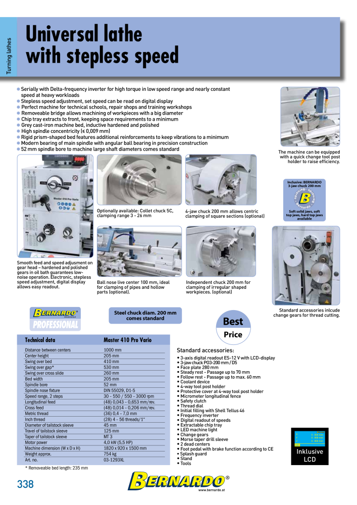 Bernardo general catalog metal NR.: 2582 - Seite 340